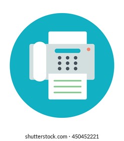 Fax Machine Vector Icon