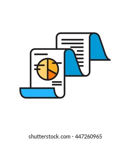 Fax Message Line Icon