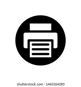 Fax or print icon vector template for business, digital, web, and print.