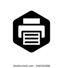 Fax or print icon vector template for business, digital, web, and print.