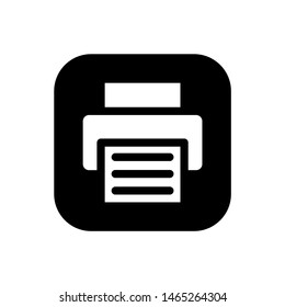 Fax or print icon vector template for business, digital, web, and print.