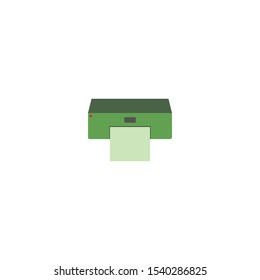 fax or print machine, symbol vector icon.