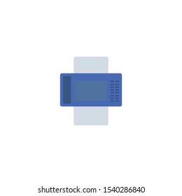fax or print machine, symbol vector icon.