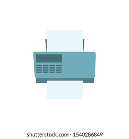 fax or print machine, symbol vector icon.