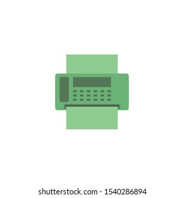 fax or print machine, symbol vector icon.