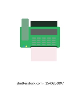 fax or print machine, symbol vector icon.