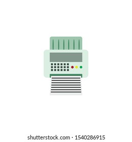 fax or print machine, symbol vector icon.