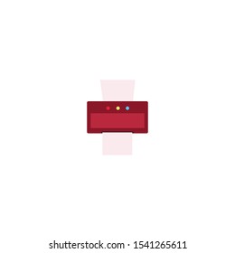 fax or print, vector design symbol or icon