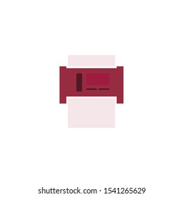 fax or print, vector design symbol or icon