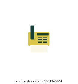 fax or print, vector design symbol or icon