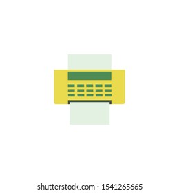fax or print, vector design symbol or icon