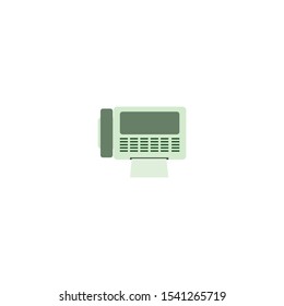 fax or print, vector design symbol or icon