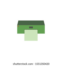 fax or print vector, symbol icon illustrator