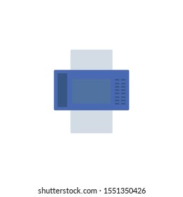 fax or print vector, symbol icon illustrator