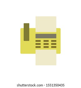 fax or print vector, symbol icon illustrator