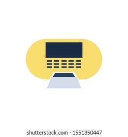 fax or print vector, symbol icon illustrator