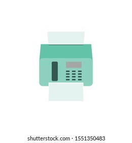 fax or print vector, symbol icon illustrator