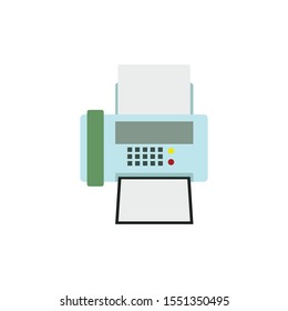 fax or print vector, symbol icon illustrator