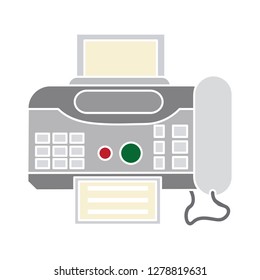 fax sign icon-print Illustration-document Symbol-laser jet Vector-office Isolated-internet Symbol-computer Vector-ink Isolated