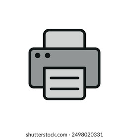 Fax stationary icon vector design templates simple and modern concept