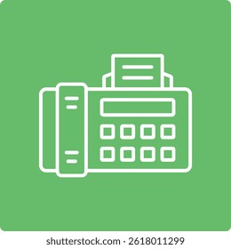 Fax vector icon. Can be used for printing, mobile and web applications.