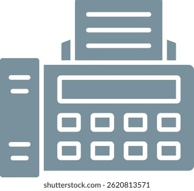 Fax vector icon. Can be used for printing, mobile and web applications.