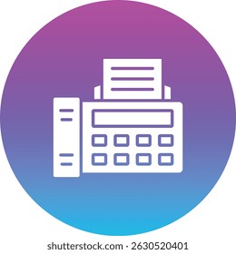 Fax vector icon. Can be used for printing, mobile and web applications.