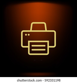 fax, web icon. vector design