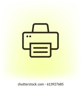fax, web icon. vector design