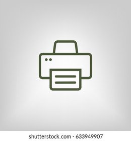 fax, web icon. vector design
