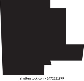 Fayette map in state of alabama