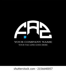 FAZ letter logo creative design with vector graphic