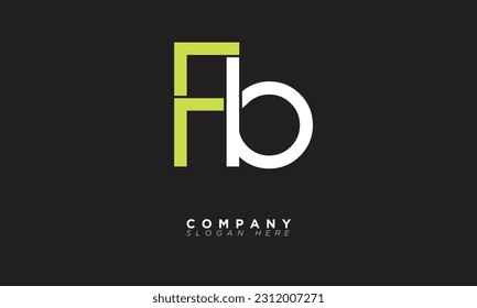 FB Alphabet Buchstaben Initial Monogram Logo BF, F und B