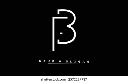 FB, BF Abstract Letters Logo Monogram