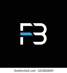 FB or BF abstract outstanding professional business awesome artistic branding company different colors illustration logo