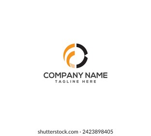 FB company logo design vector