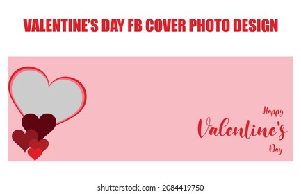 fb cover photo for valentine day template background design and illustration part nine