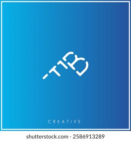 FB Creative Premium Vector latter logo design. Creative Logo. Elegant leaves.  modern design. Vector Illustration logo. Creative Minimal feminine monogram and logo.