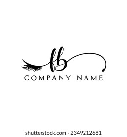 FB-Logo-Logo-Logo-Wimpernvektor, modern