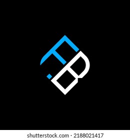 FB letter logo creative design with vector graphic