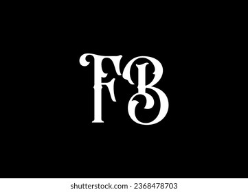 FB letter logo design and monogram logo design