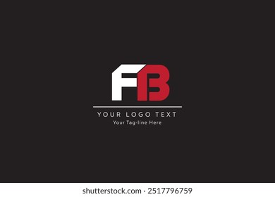 FB letter logo design on luxury background. BF monogram initials letter logo concept. FB icon design. BF elegant and Professional white color letter icon design on black background. F B