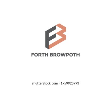 FB Letter Logo Design And Template