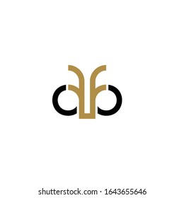 icono de logotipo de letra fb vectorial
