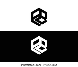 FB Letter Logo And Icon Vector Element Design.