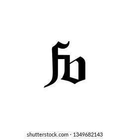FB Letter Logo Vector