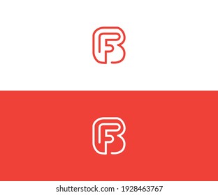  fb logo , fb and bf logo clean and modern style