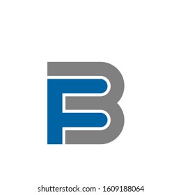 fb logo design simple modern template