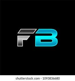 FB Logo Design Template.  Letter Logo Vector eps.10