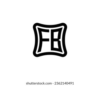 FB Logo design vector template